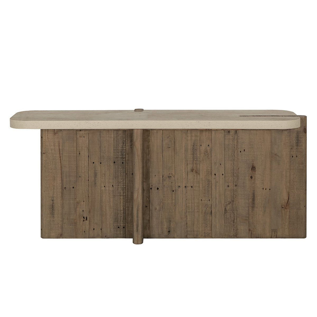 Dillon - Solid Wood Rectangle Console Table - Natural