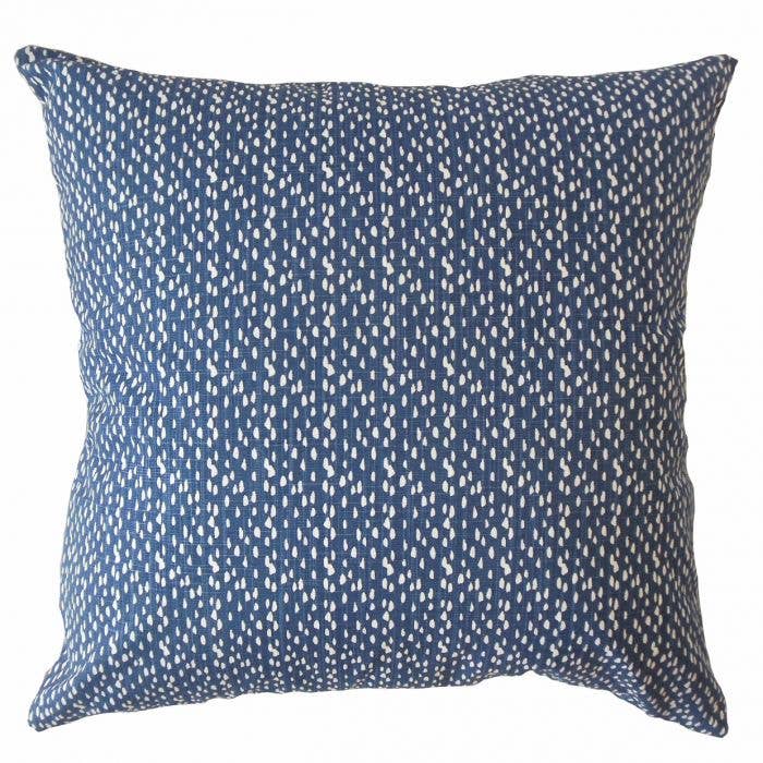 Xakery Throw Pillow: Cello Blue / 20" x 20"