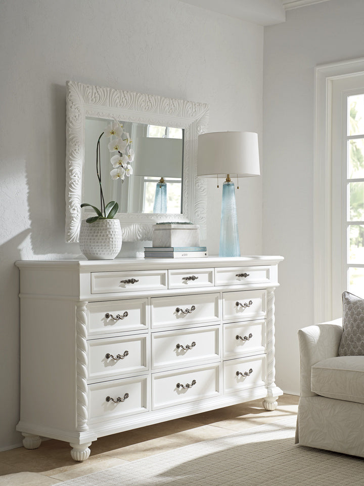 Villa Blanca - Aegean Triple Dresser - White