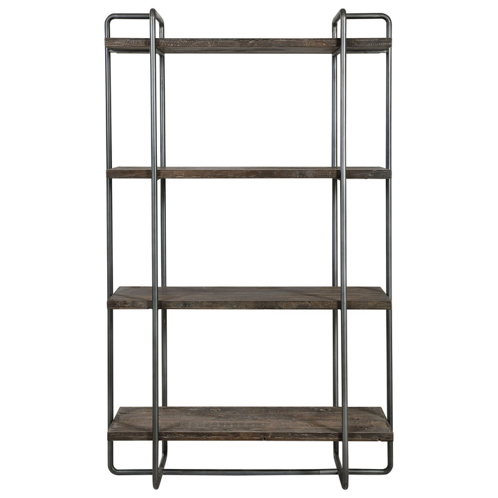 Stilo - Urban Industrial Etagere - Dark Brown