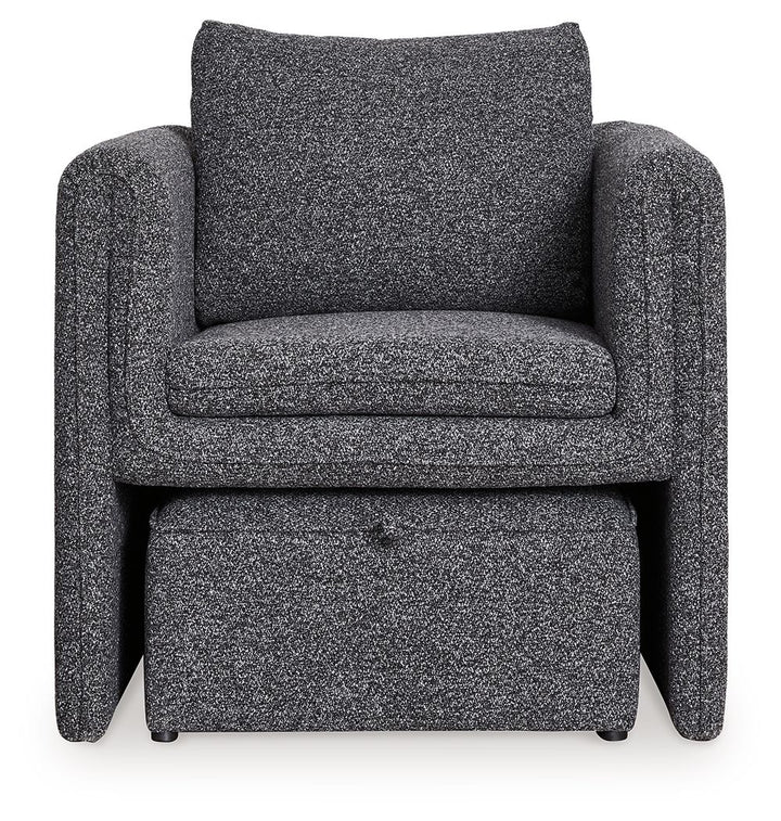 Vreni - Charcoal / Black - Accent Chair