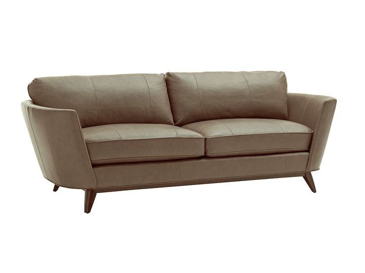 Lexington Leather - Kahn Leather Sofa - Dark Brown