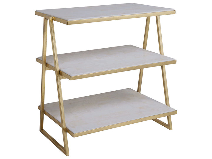 Signature Designs - Cumulus Capiz Triangular Tier Table