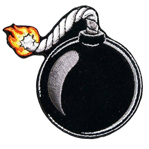 Ball Bold Graphic Embroidered Patch – 3" x 3"
