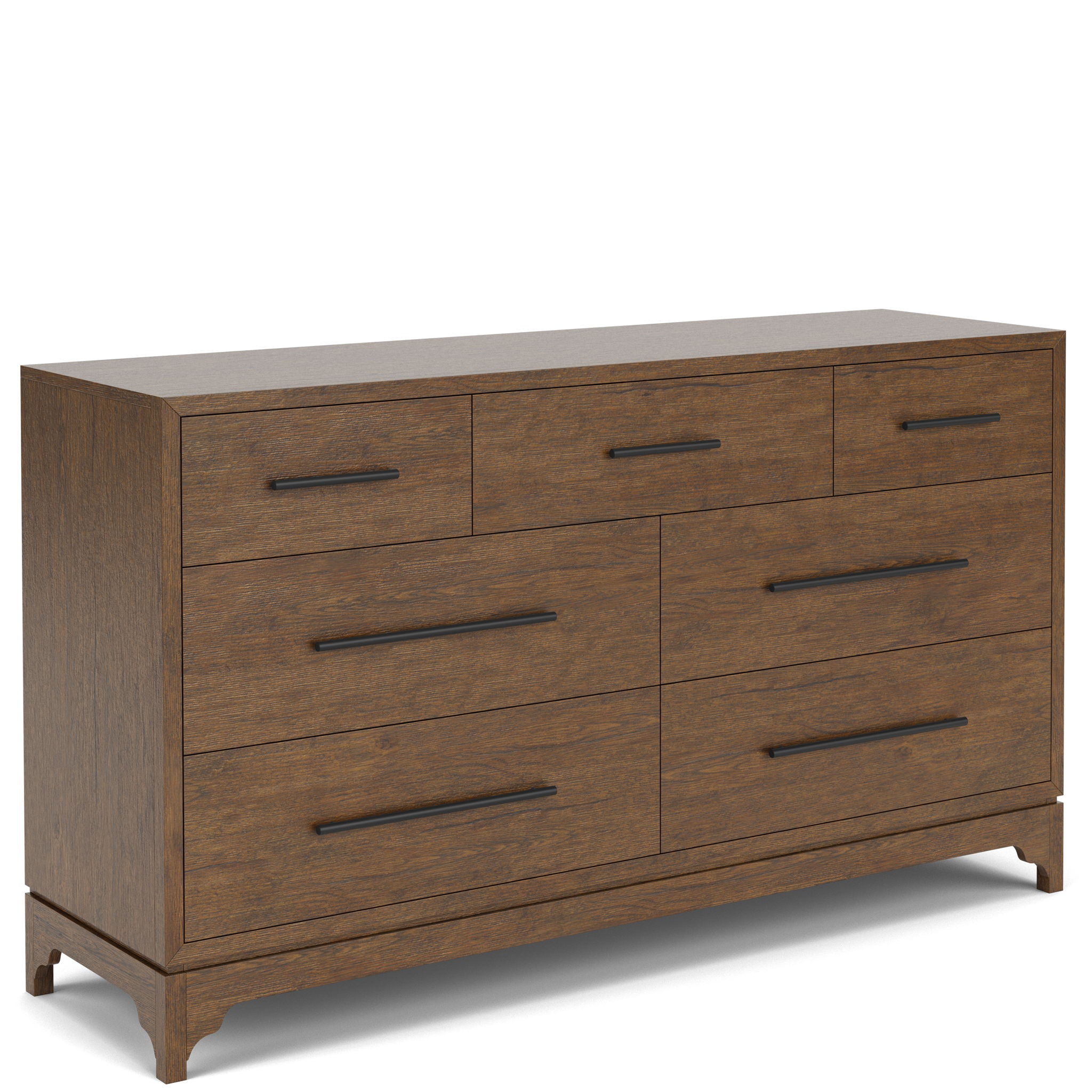 Calhoun - 7 Drawer Dresser - Whiskey Oak