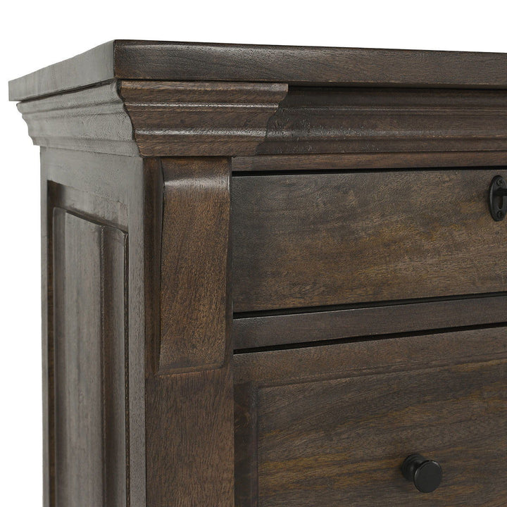 Adelaide - Wood 9 Drawer Dresser - Cocoa Brown