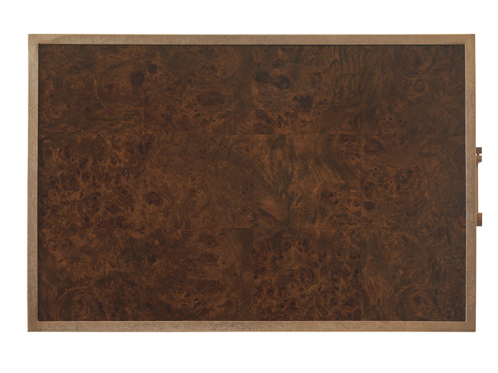 Rendezvous - Shelton Box On Stand End Table - Dark Brown