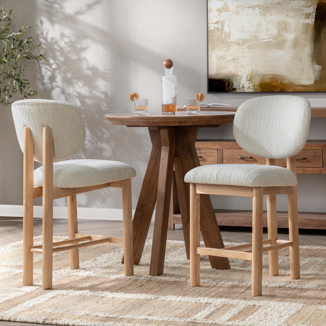 Delancey - Upholstered Counter Stool - Autumn Cream