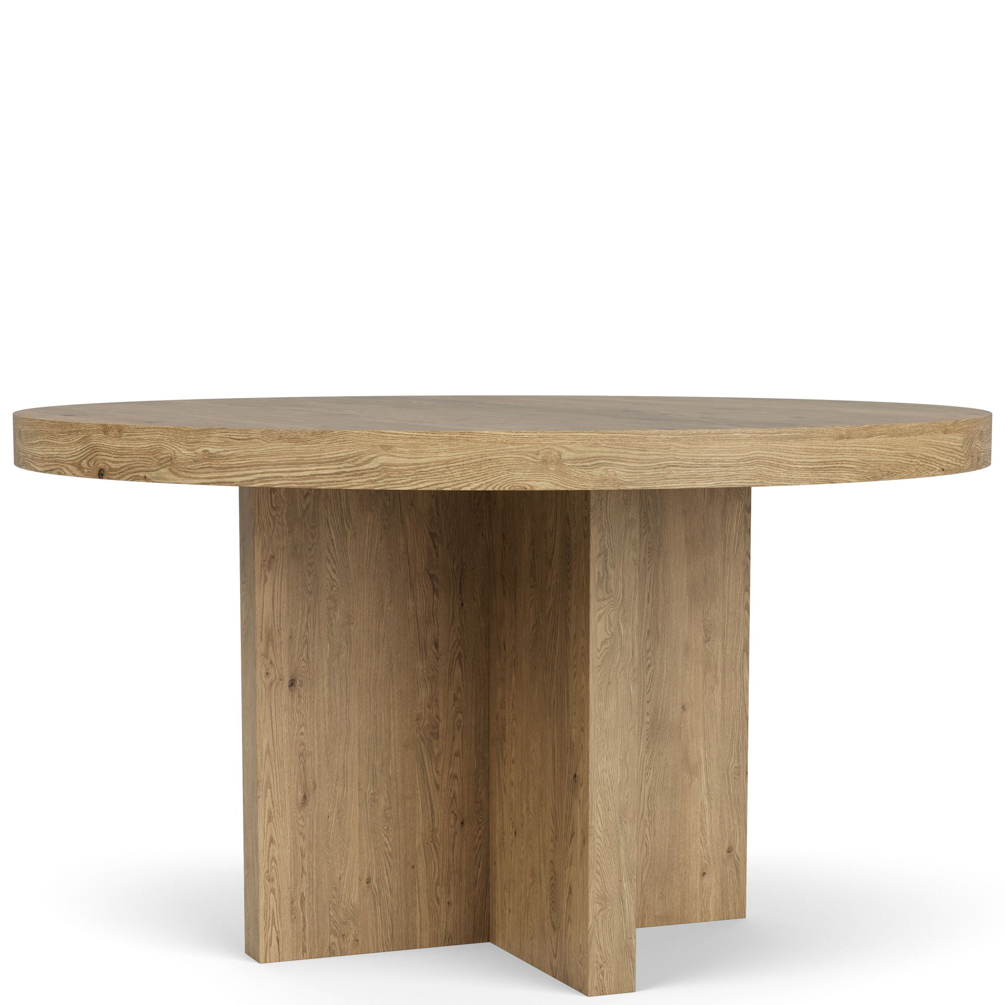 Davie - Round Dining Table - Brown