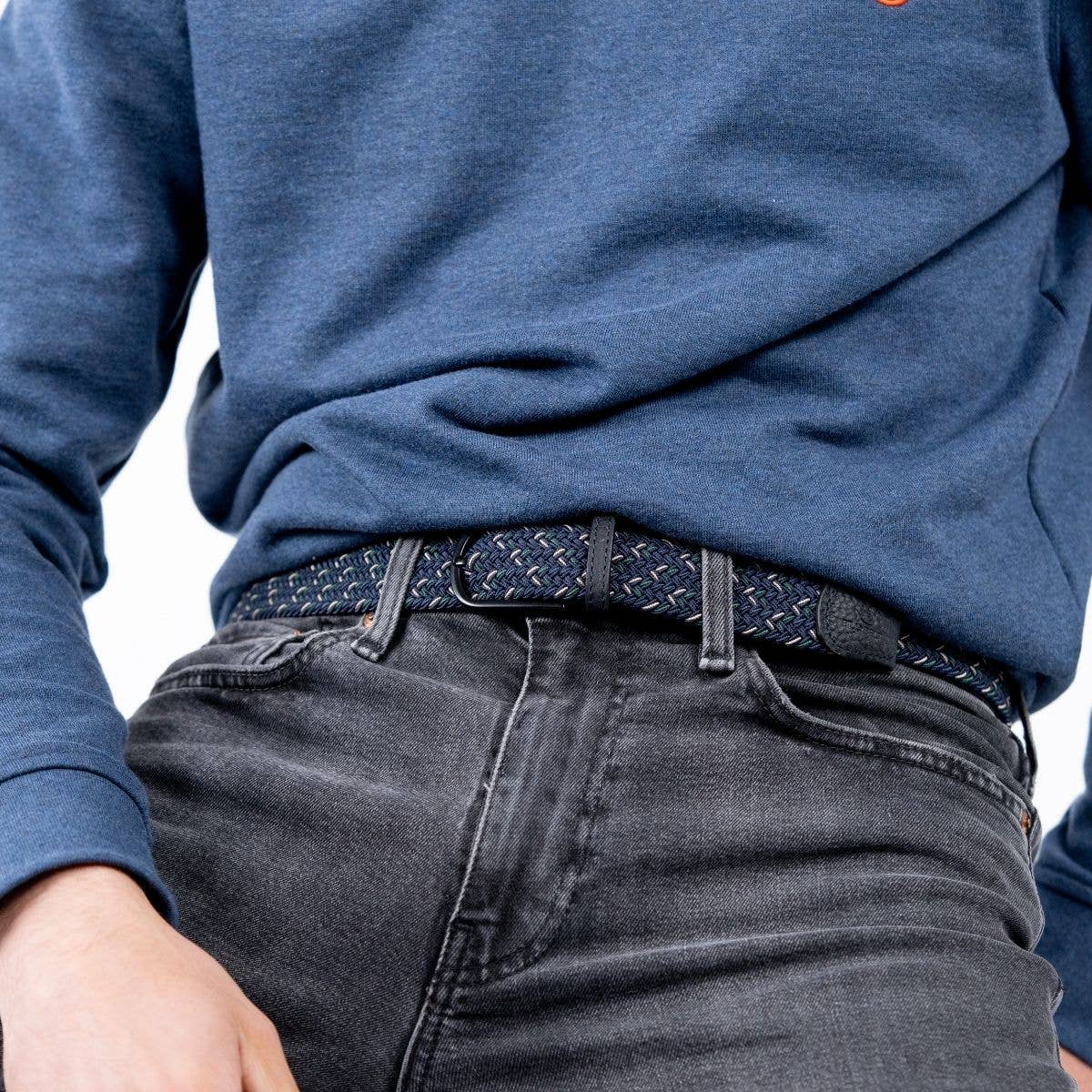 Knokke elastic braided belt: Size 2