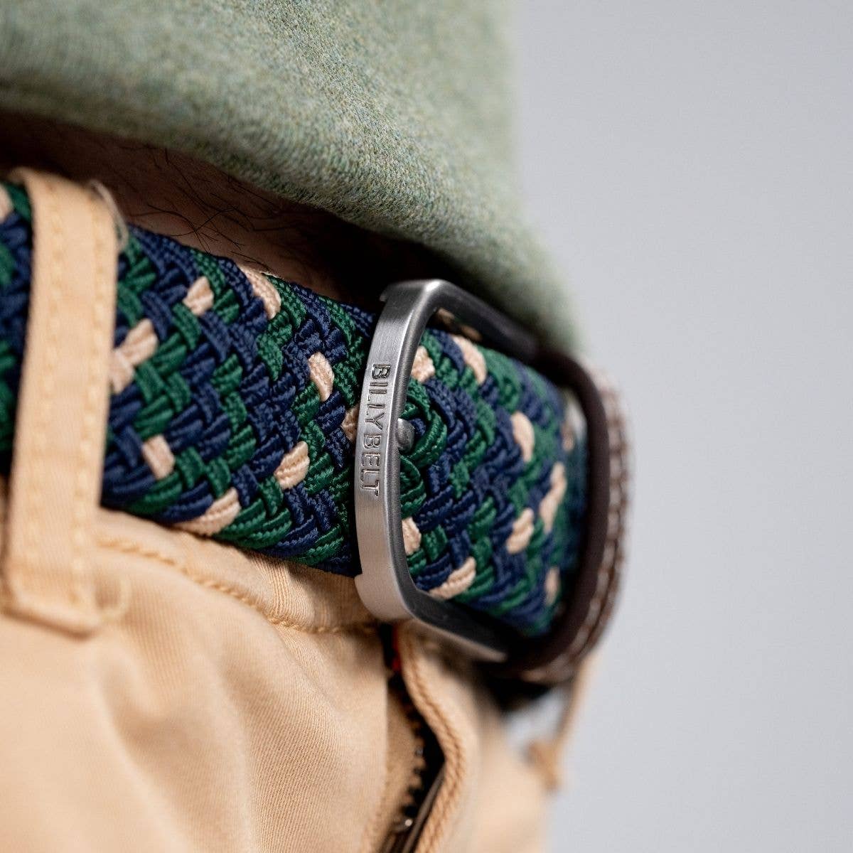 Bruges elastic braided belt: Size 1