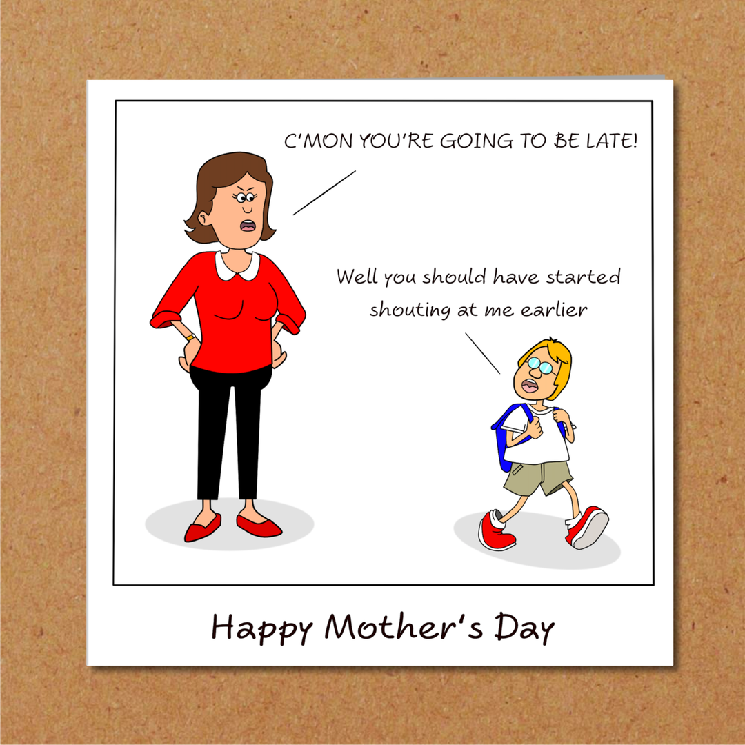 Funny Mother's Day Card from Son -  What Children Say? - Amusing Humorous - Mum's Life