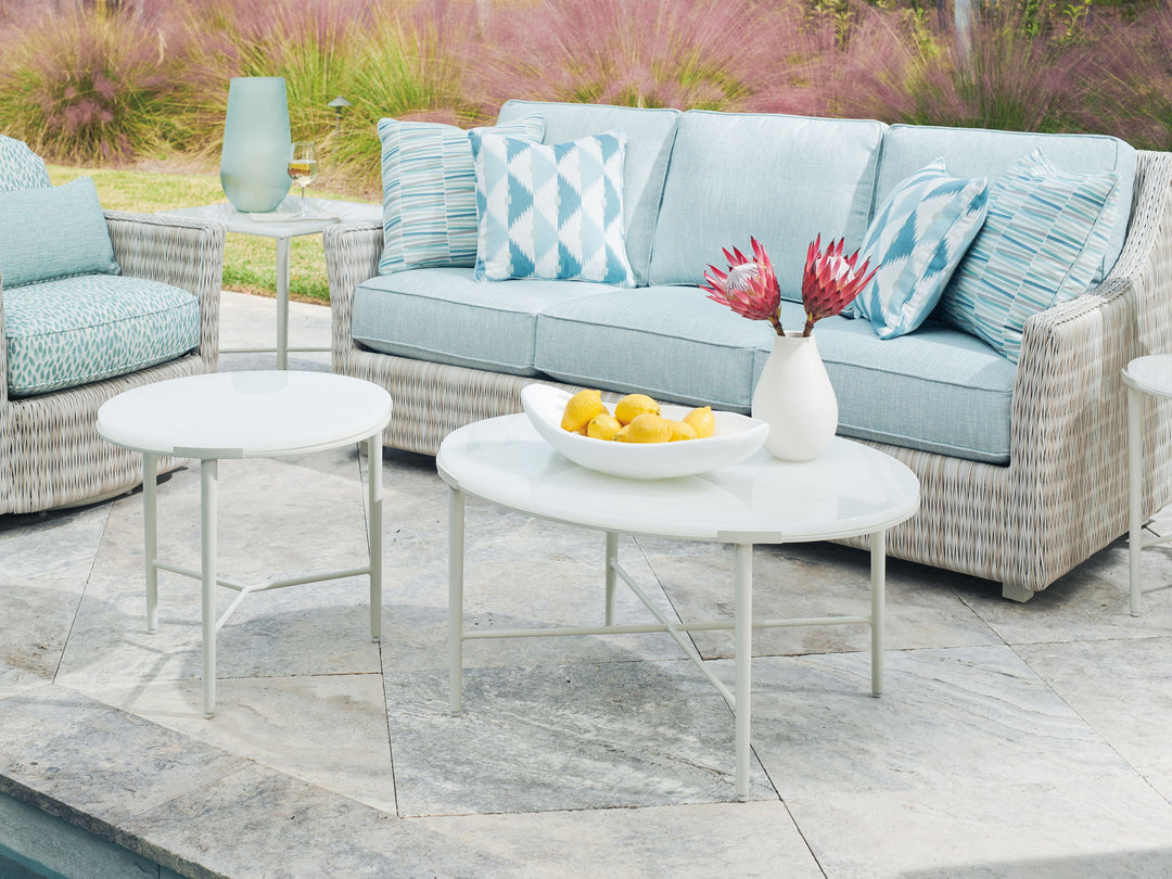 Seabrook - Sofa - Beige / Blue