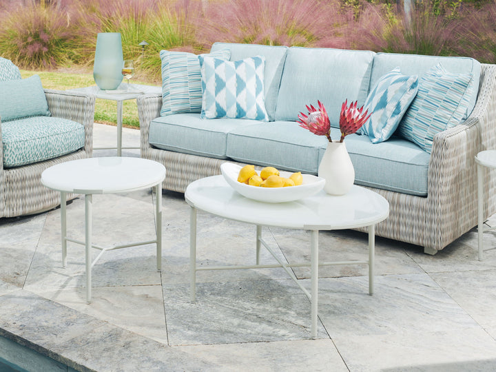 Seabrook - Sofa - Beige / Blue