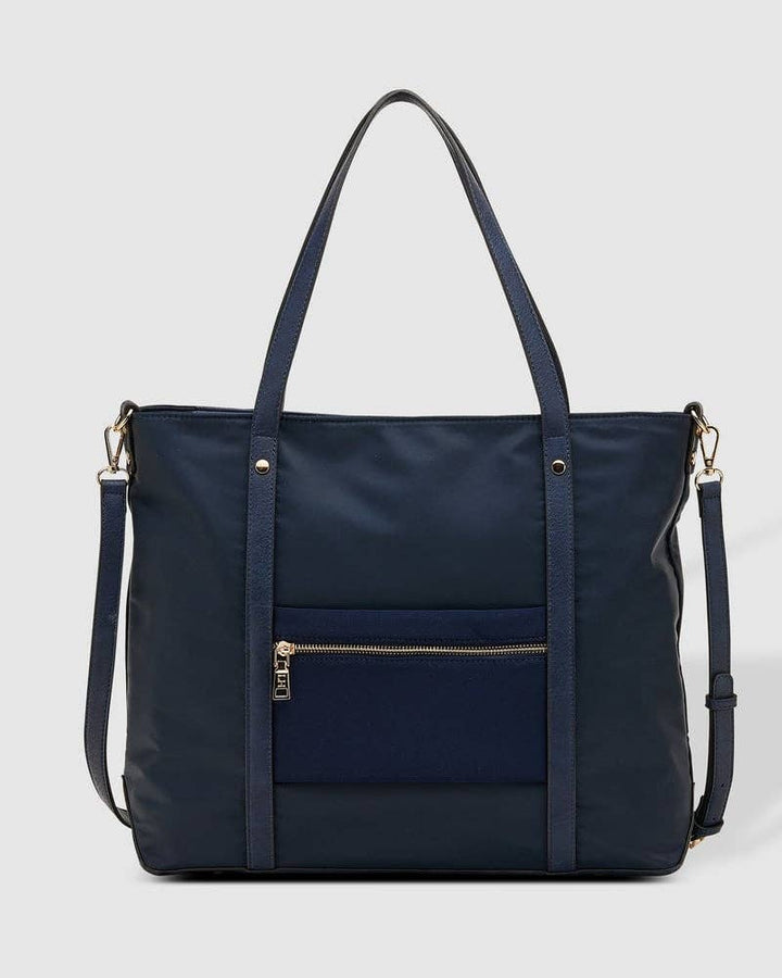 Nora Nylon Travel Tote - Navy