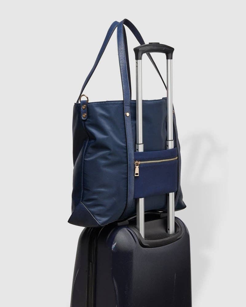 Nora Nylon Travel Tote - Navy