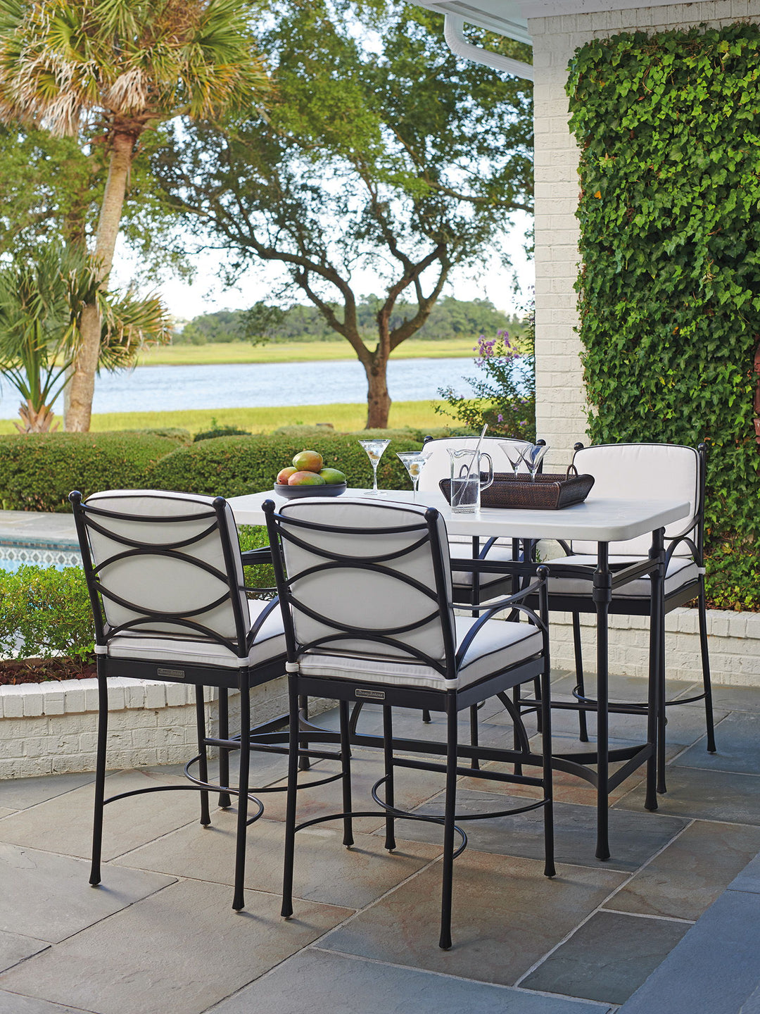 Pavlova - Hi/Lo Bistro Table - White