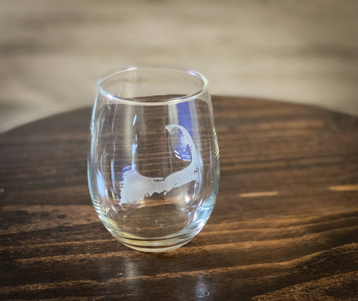 Cape Cod - 15 oz Stemless Wine Glass