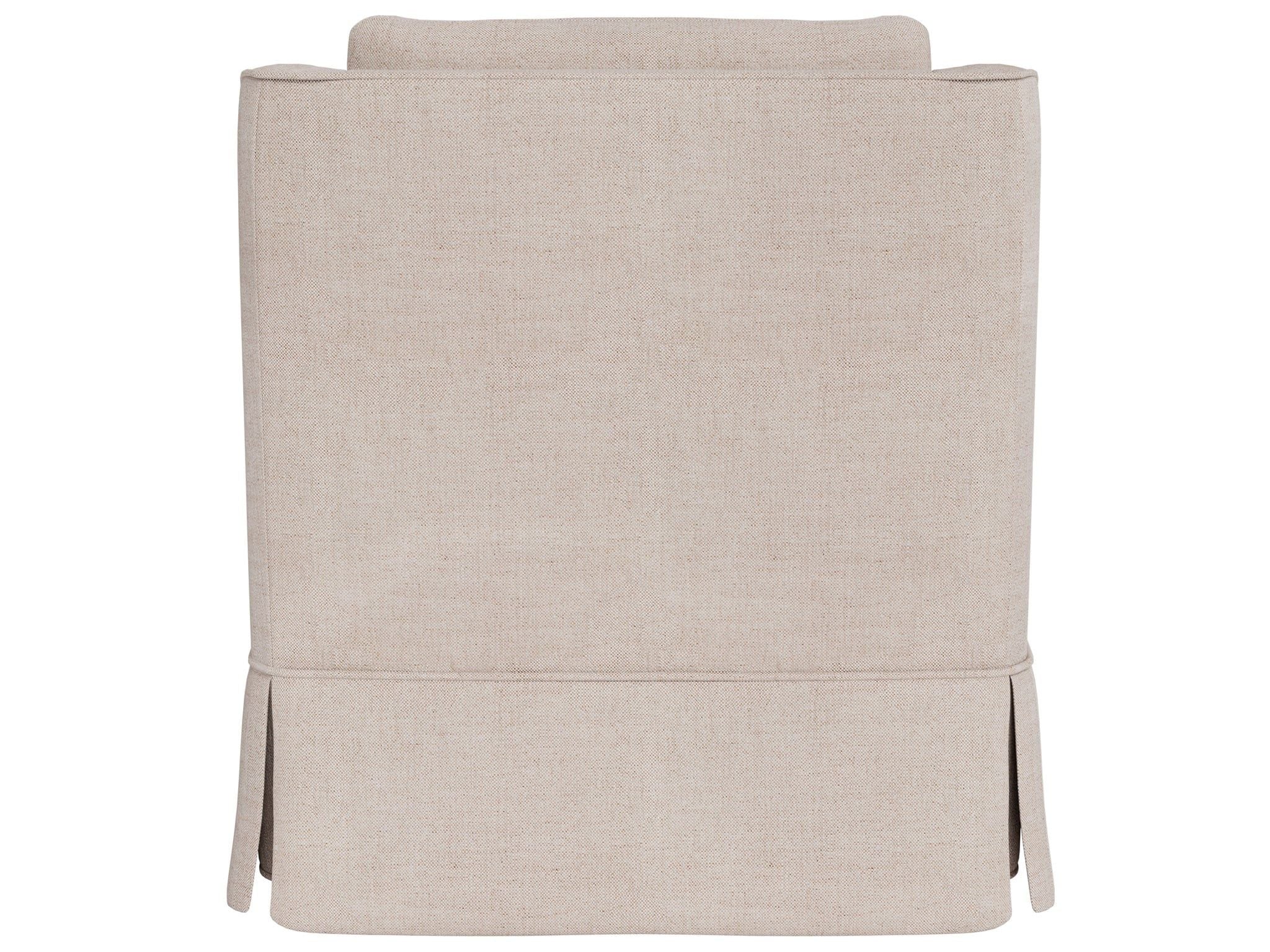 Henri - Skirted Swivel Chair, Special Order - Beige