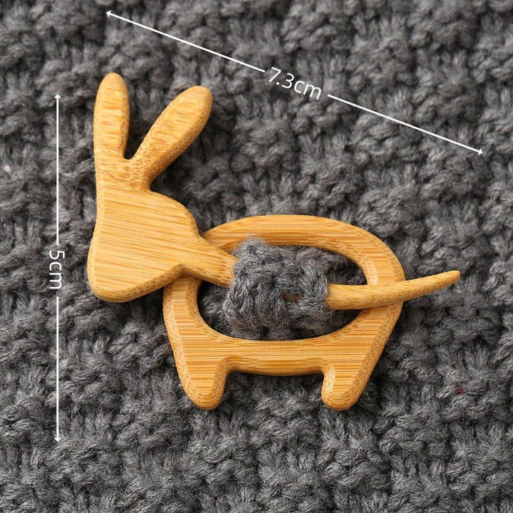 Wooden Shaped Brooch: Whale 2