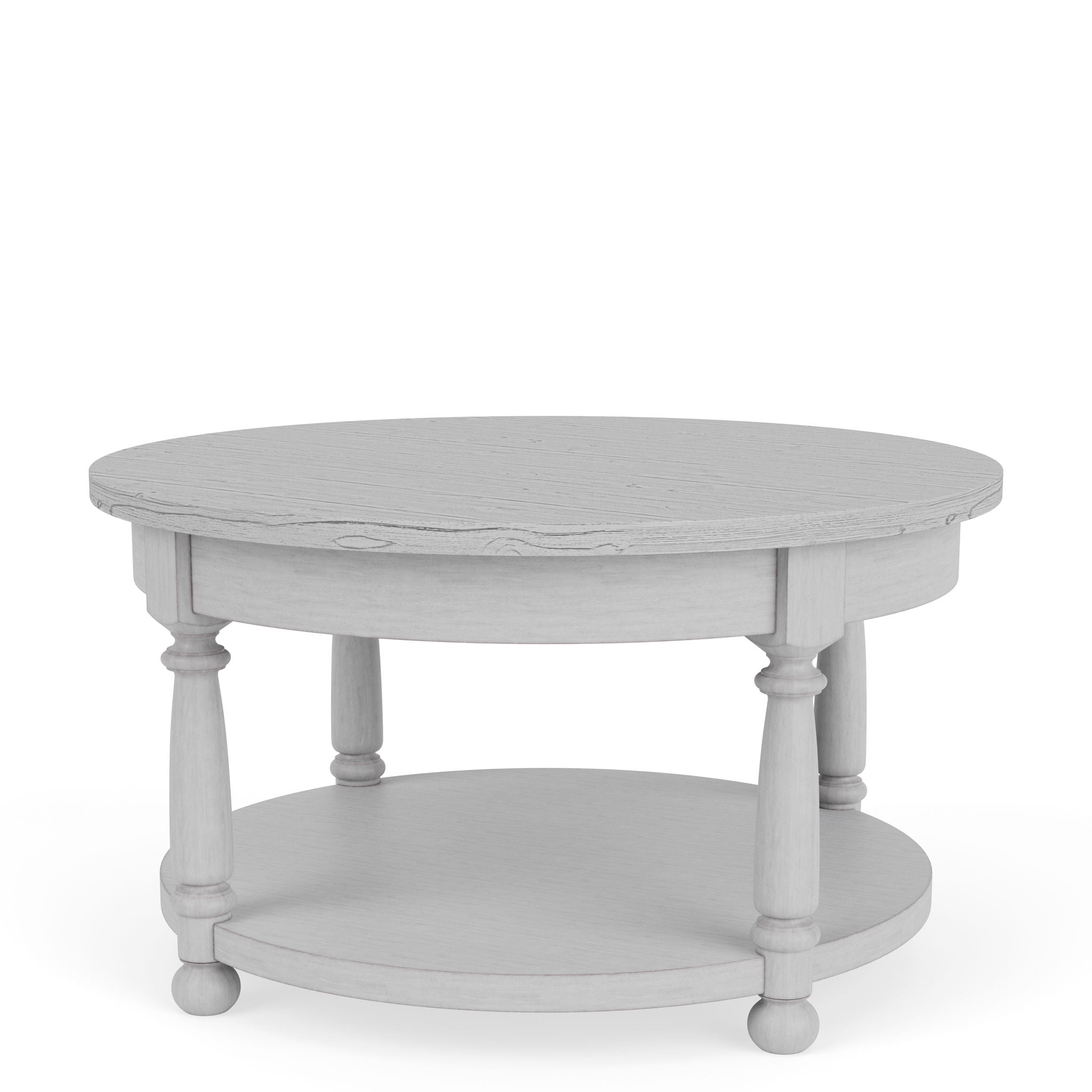 Winston - Round Cocktail Table - Aged Cotton