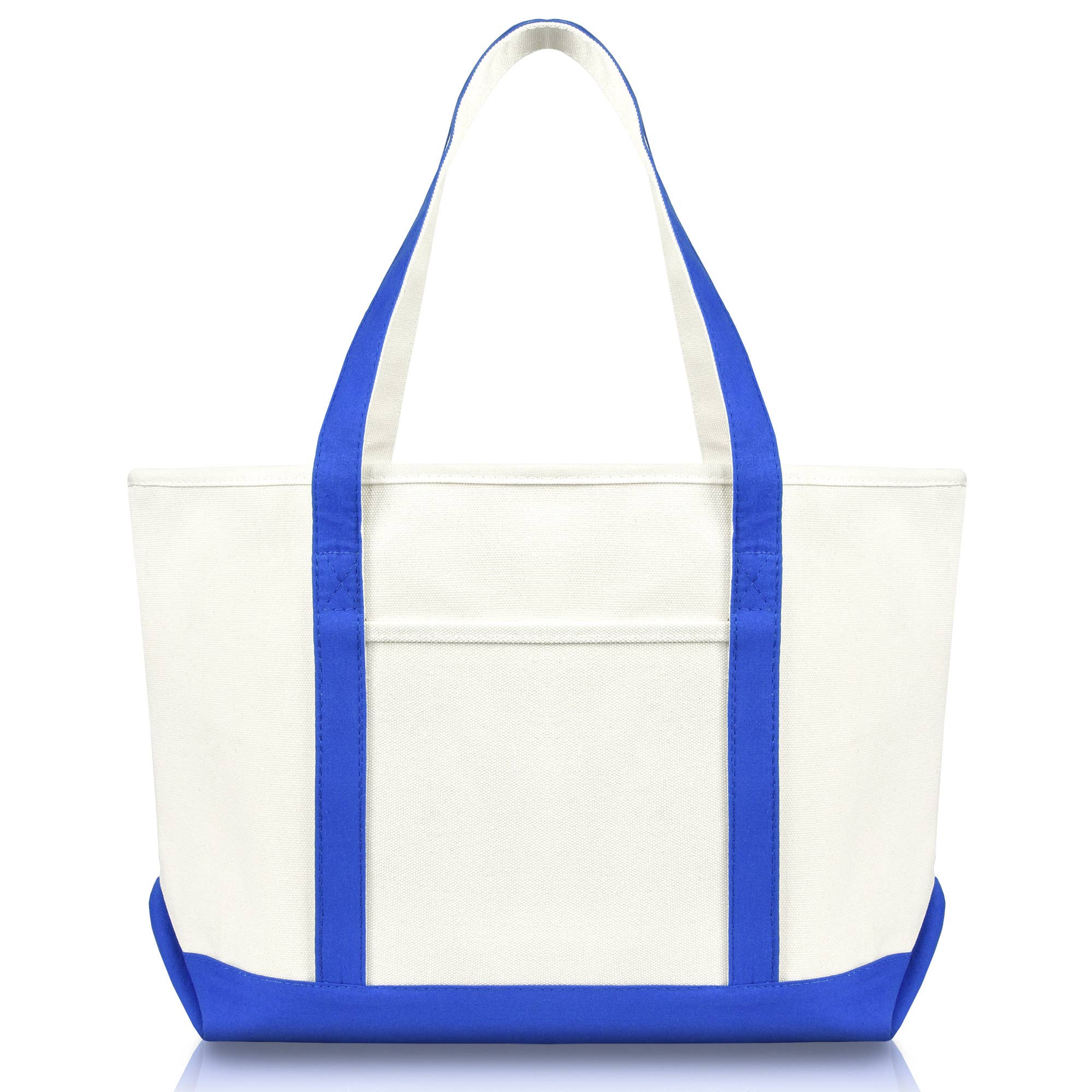DALIX 23" Premium 24 oz. Cotton Canvas Shopping Tote Bag