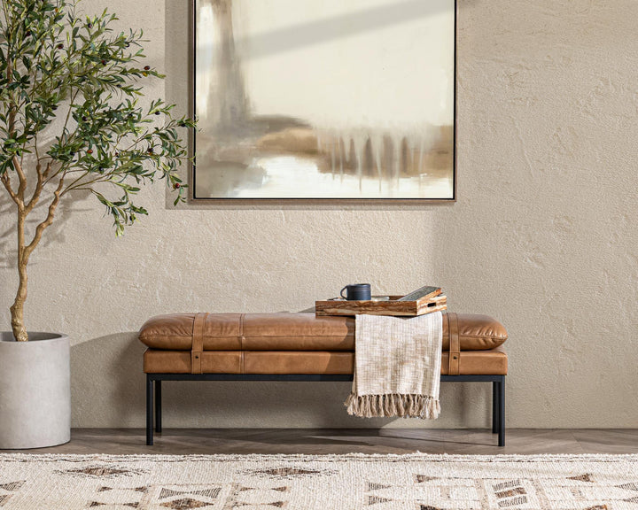 Celiah - Bench - Dark Brown