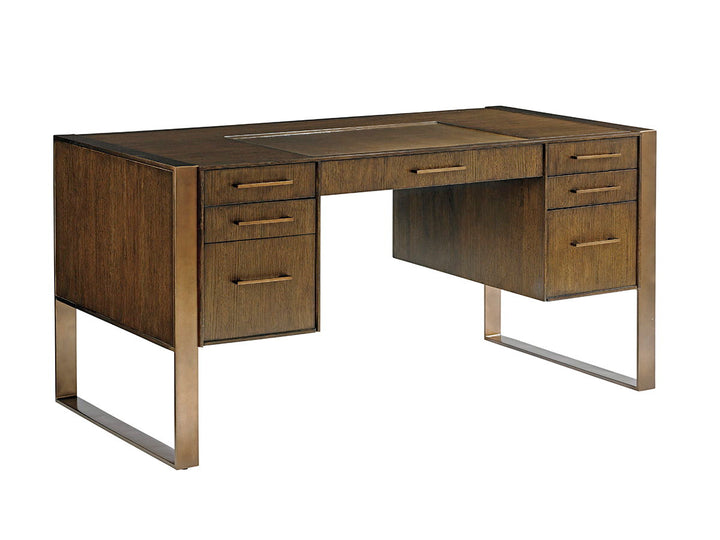 Cross Effect - Structure Desk - Dark Brown