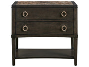 Fenwick - Emperador Nightstand - Dark Brown