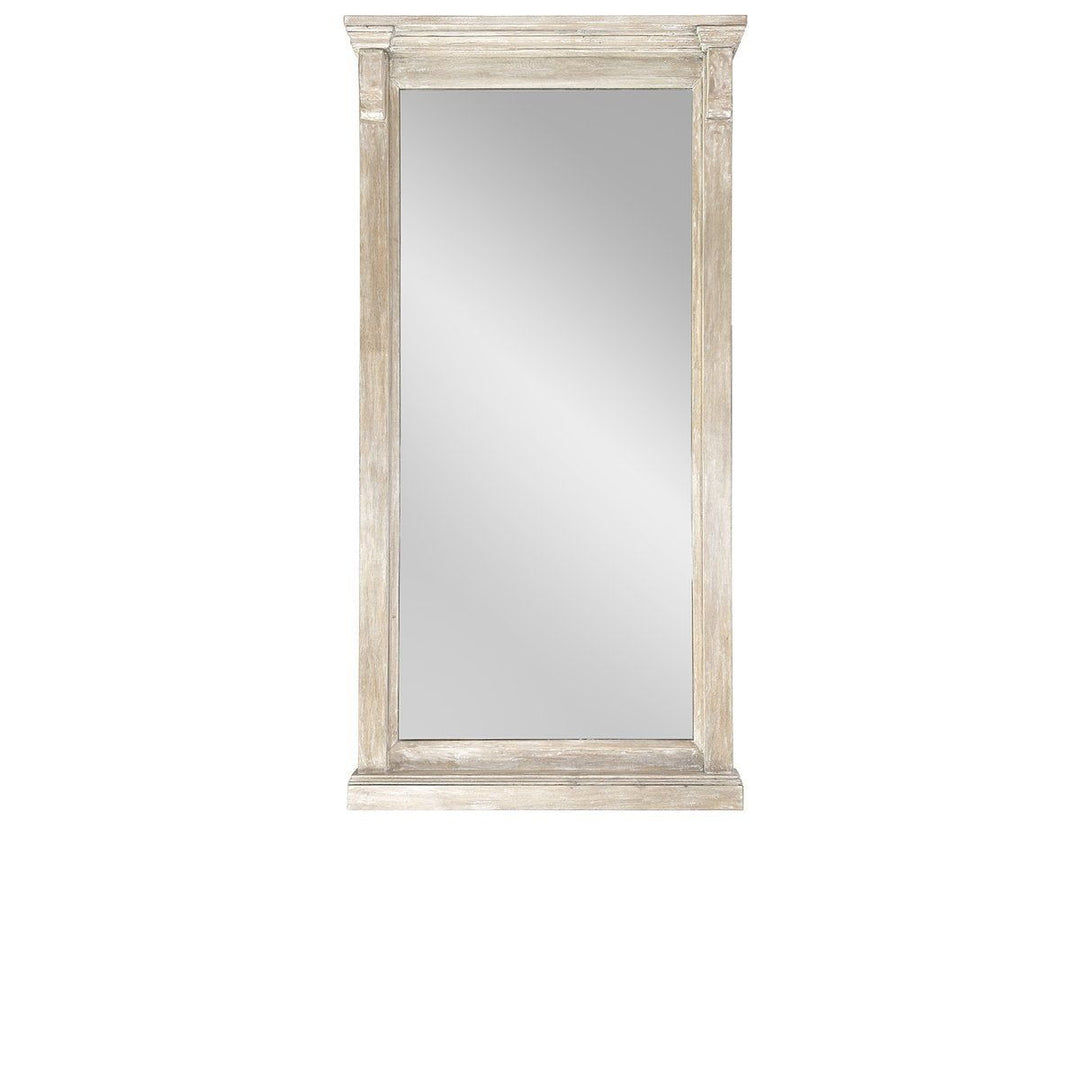 Adelaide - Floor Mirror - Natural White Wash