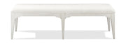 Myra - Upholstered Dining Bench - Paperwhite