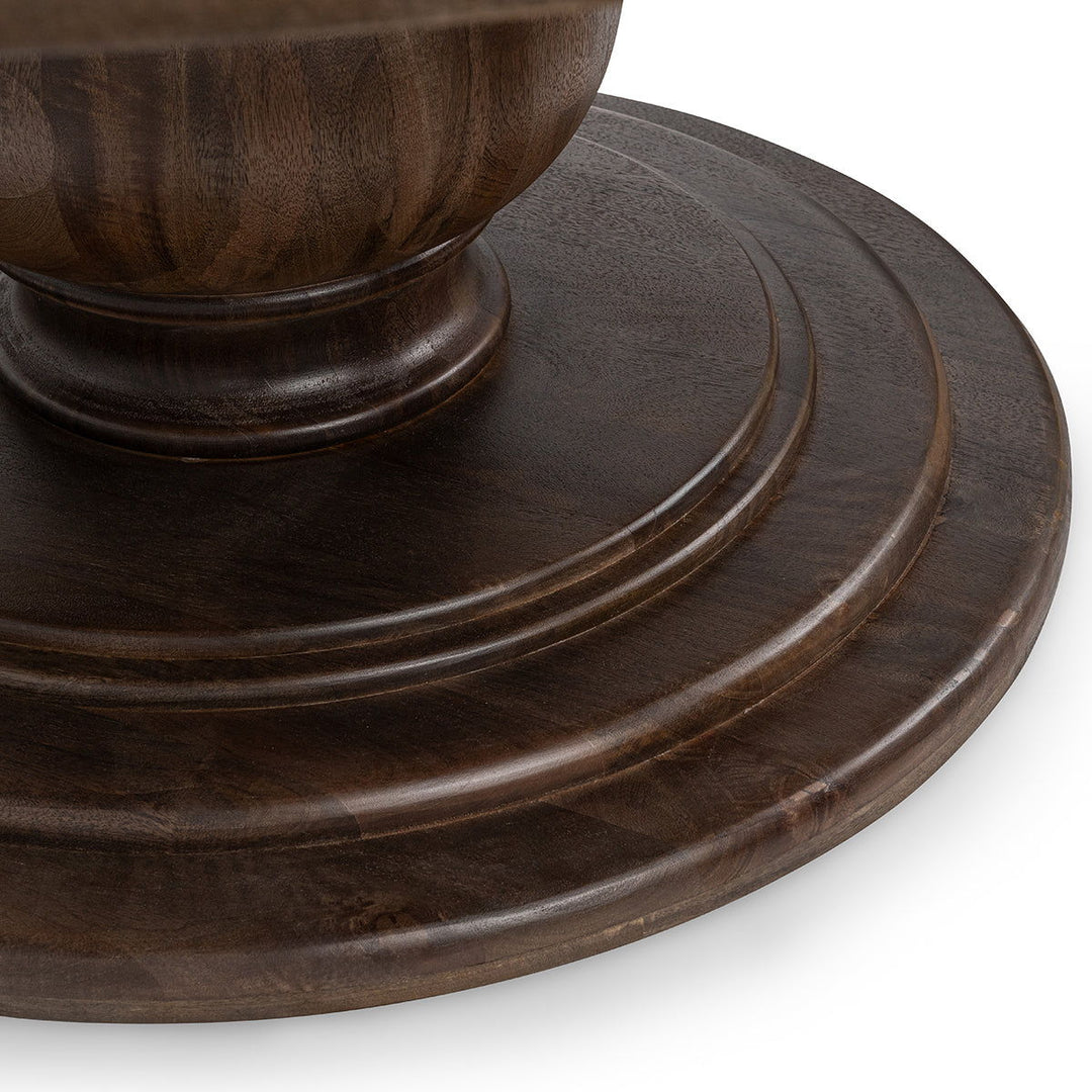 Brookside - 72" Round Dining Table - Cocoa Brown