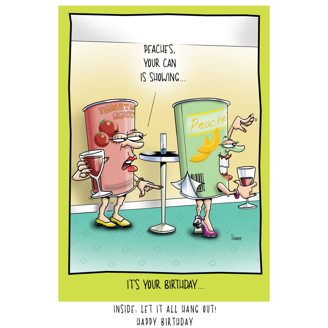 Peaches | Funny Birthday Card