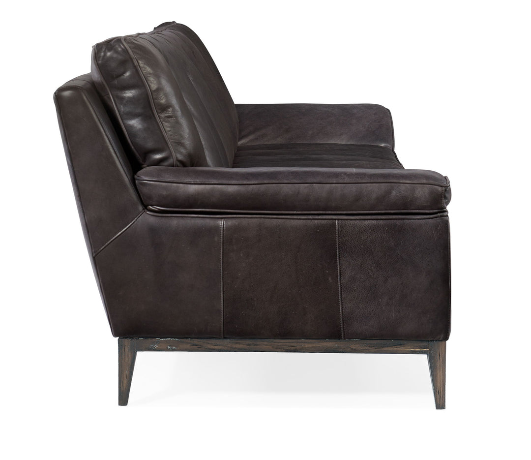 Kandor - Leather Stationary Sofa