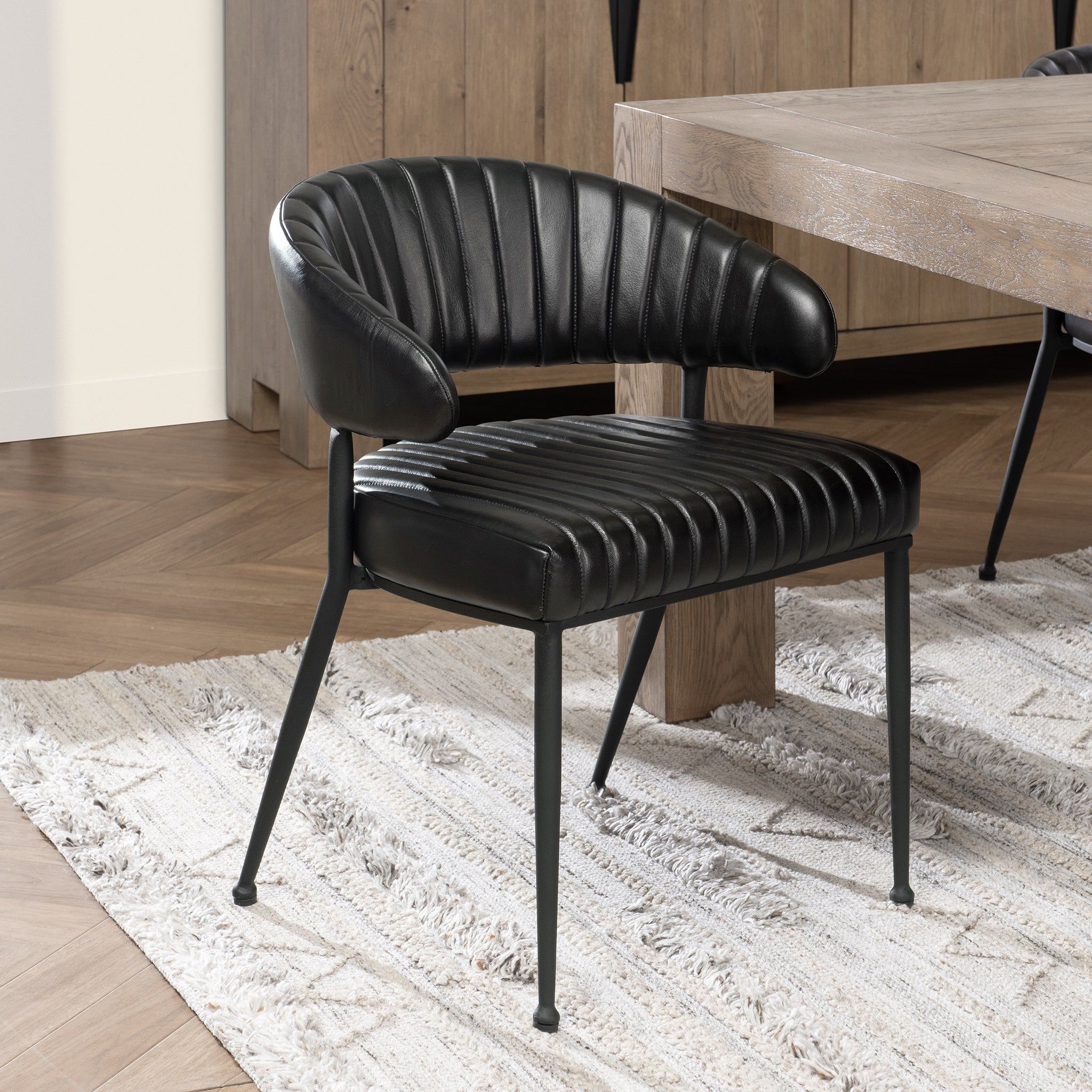 Umbria - Dining Chair - Midnight Raven
