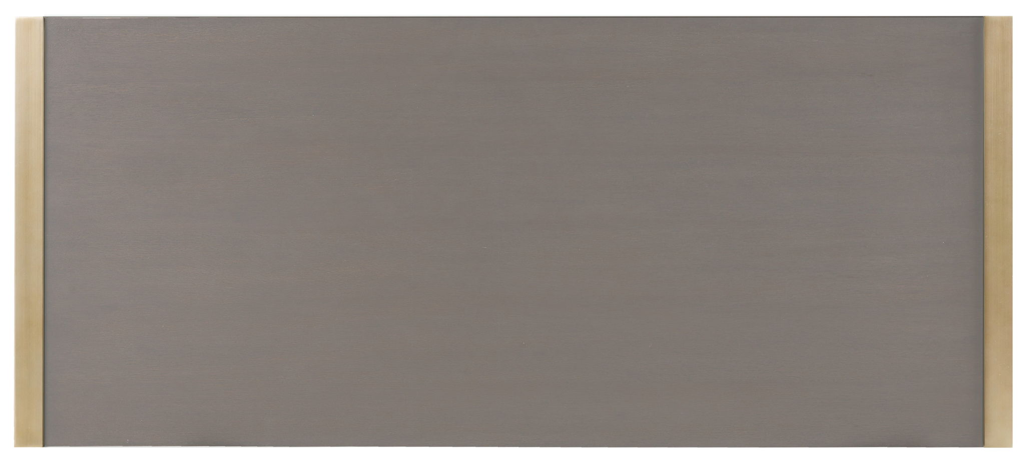 Curata - Writing Desk - Dark Brown / Gold