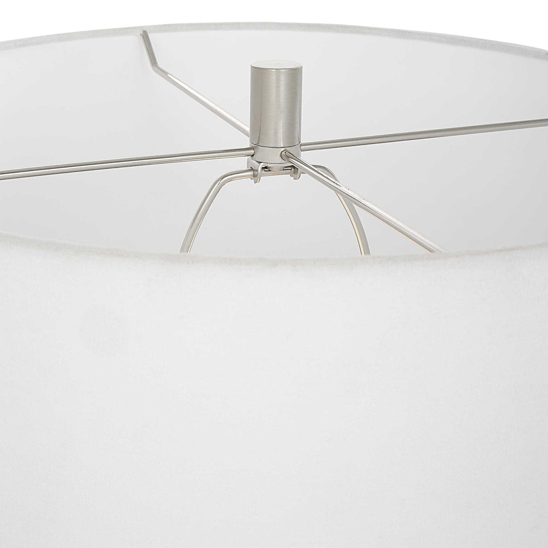 Repetition - Marble Table Lamp - White