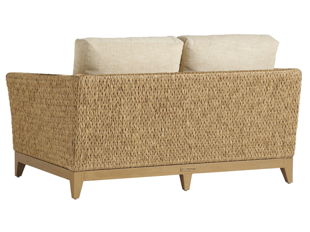 Los Altos Valley View - Wood Loveseat - Light Brown
