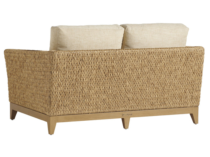 Los Altos Valley View - Wood Loveseat - Light Brown