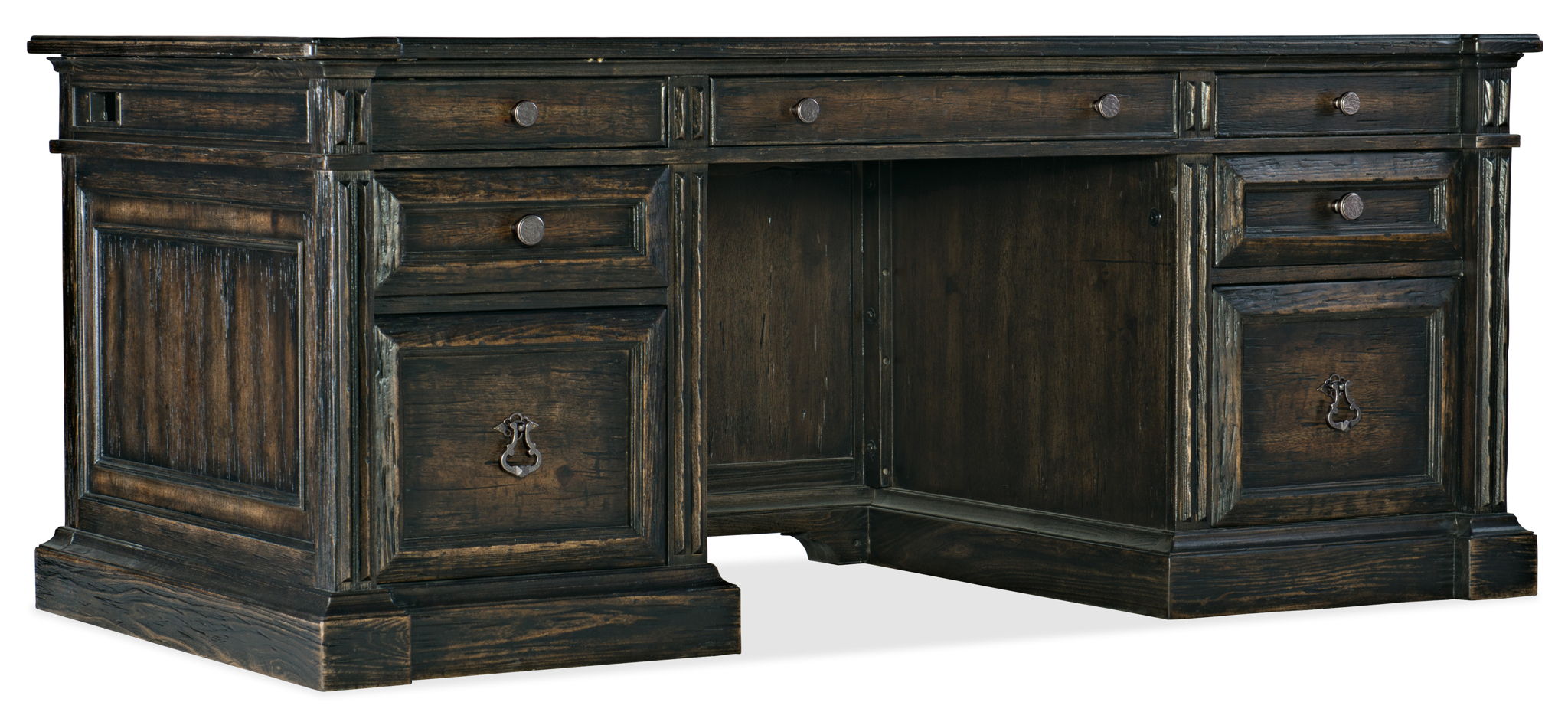 La Grange - San Felipe Executive Desk - Dark Brown