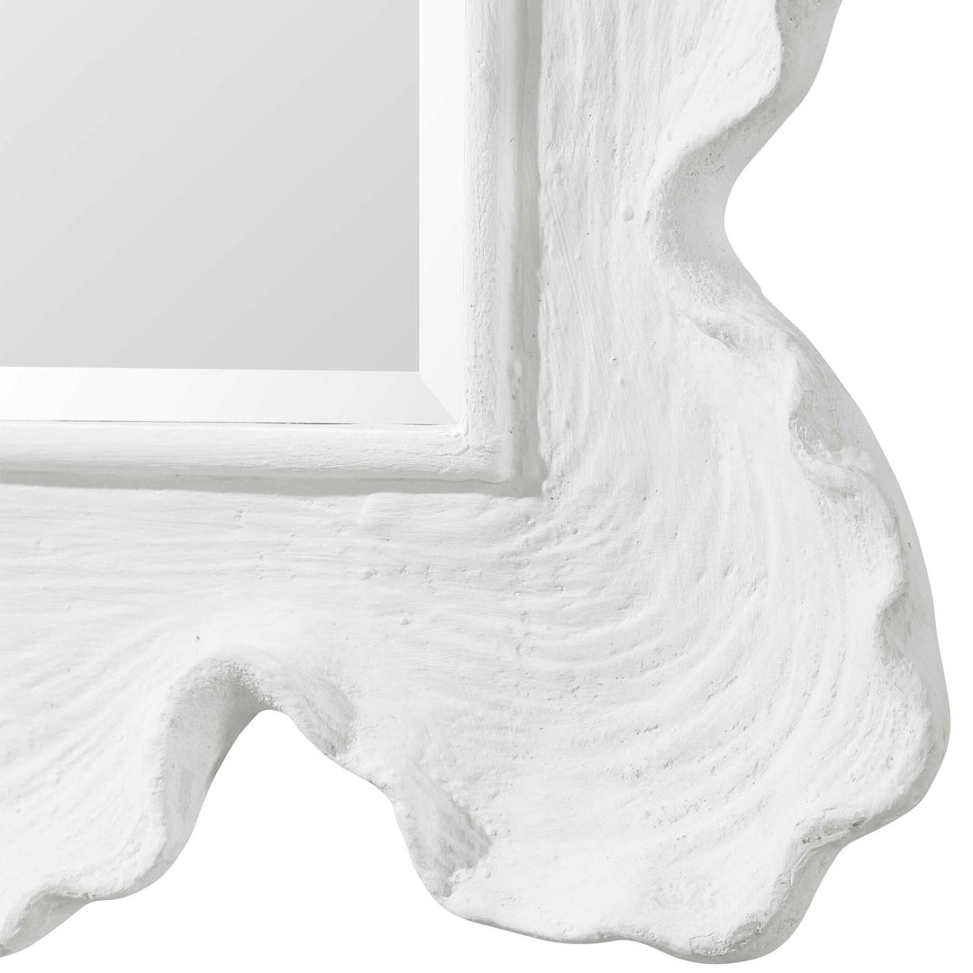 Sea Coral - Coastal Mirror - Pearl Silver