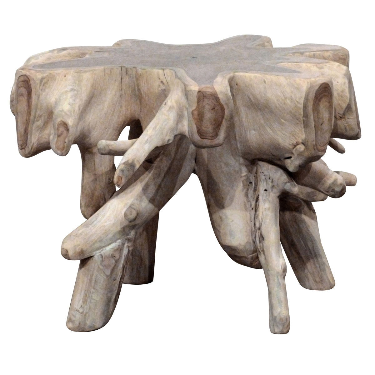 Cypress - Teak Root End Table