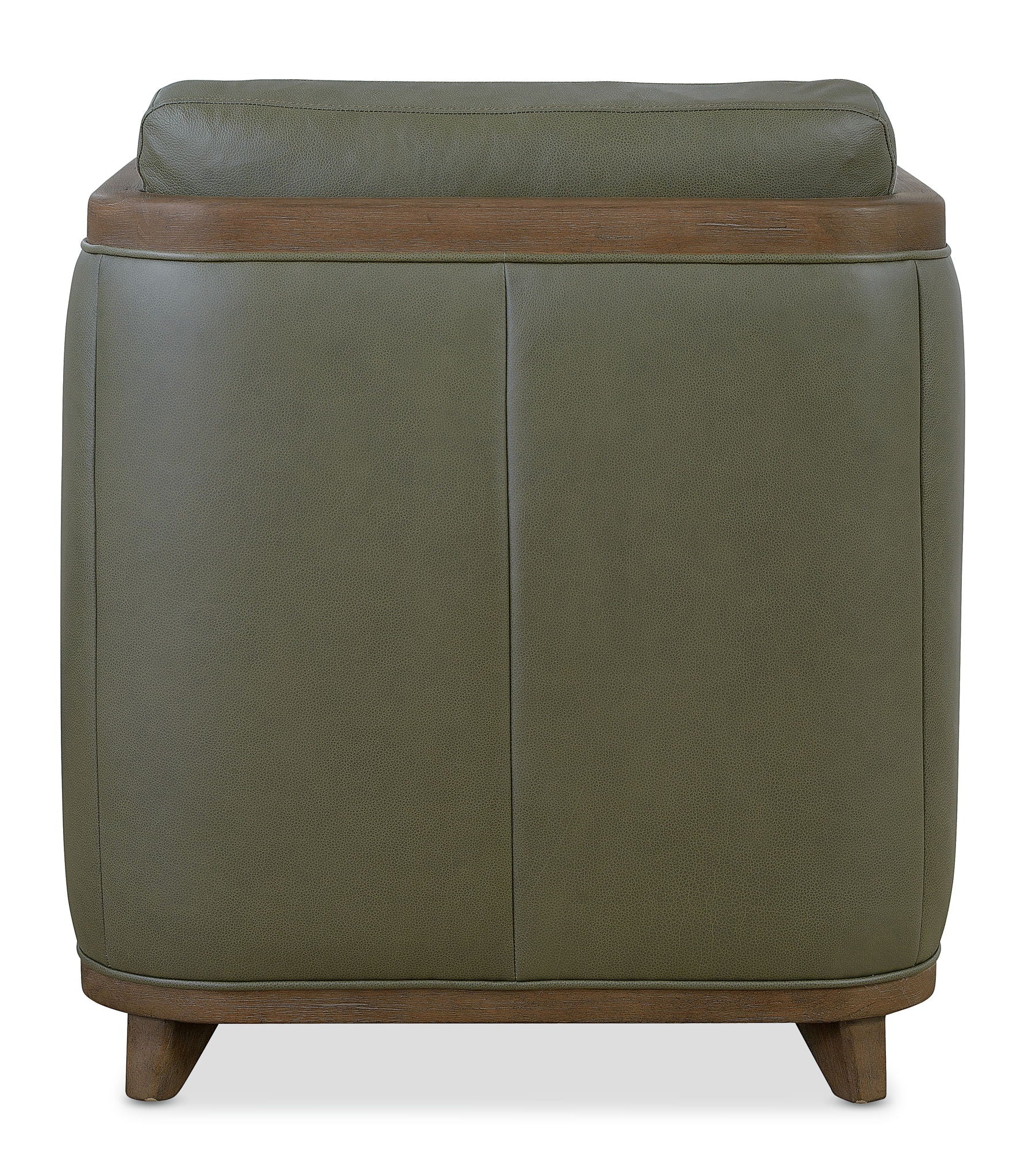 CC - Breeze Accent Chair - Dark Green / Dark Brown
