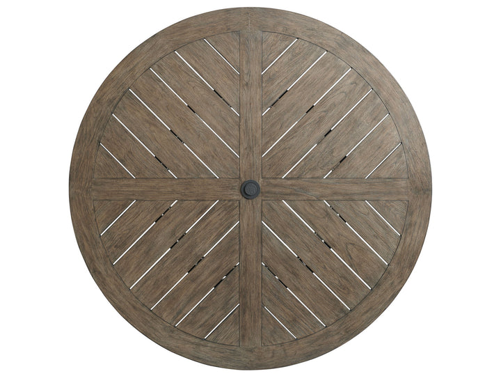 La Jolla - Round Dining Table - Dark Brown