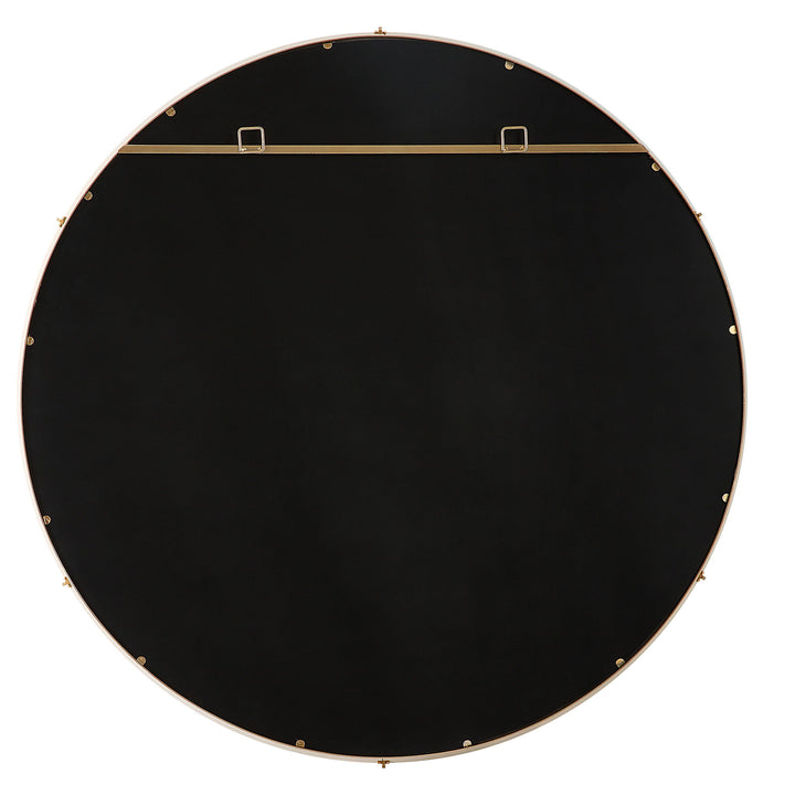 Ranchero - White Round Mirror