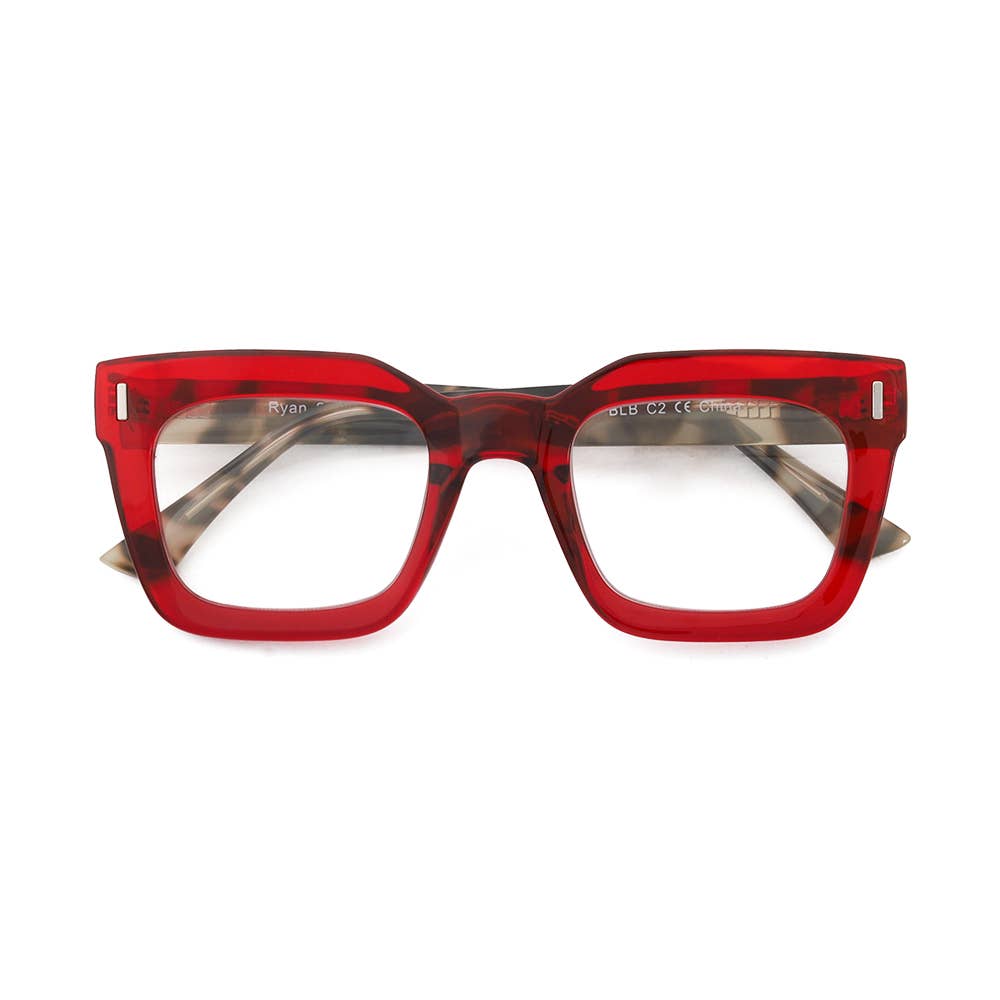 NESS | Transparent Red | Grey Tortoise | Blue Light: 2.50
