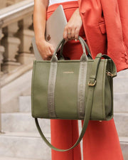Manhattan Logo Tote Bag - Khaki