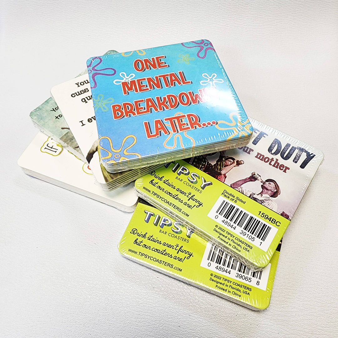 Coaster | Paper 6pk Dont F@*K up my table