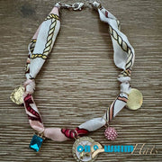 Pink Scarf Hat Chain