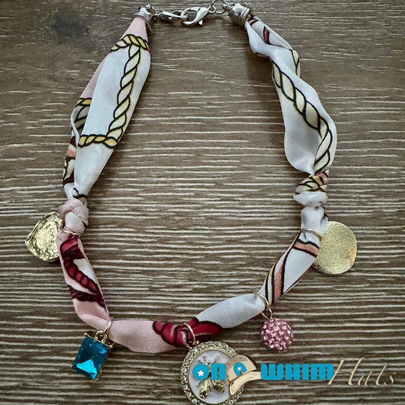 Pink Scarf Hat Chain